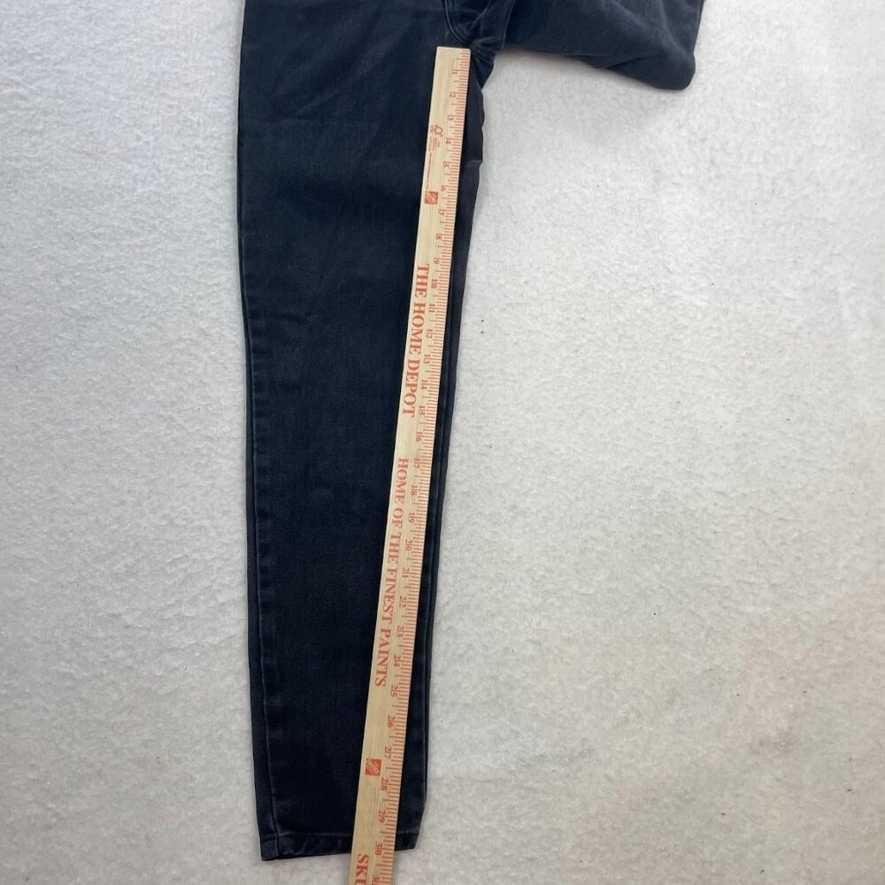 NWT Deadstock Vintage Pepe Jeans Black Denim Embroidered Jeans Size 1/2 - Picture 5 of 8